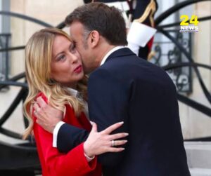 Macron Meloni Viral Video: मैक्रों ने मेलोनी को किया Hug और Kiss